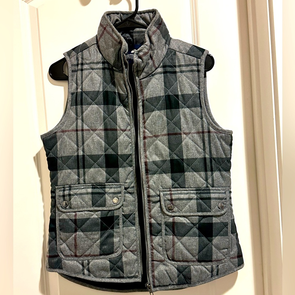 British Khaki - Vest, Small, Gray